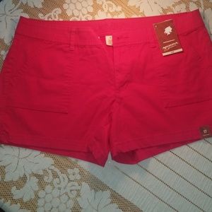 Red Arizona shorts
